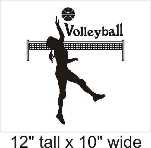 Volleyball Player Car Vinyl Sticker Decal Decor Removable Product F50
