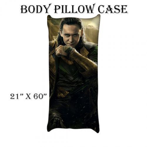 Loki Laufeyson Tom Hiddleston Body Pillow Case Cover Bedding Gift 21&#034; x 60&#034;