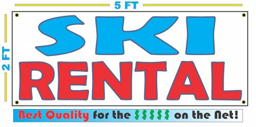 SKI RENTALS All Weather Banner Sign NEW High Quality! XXL  Snow &amp; Water