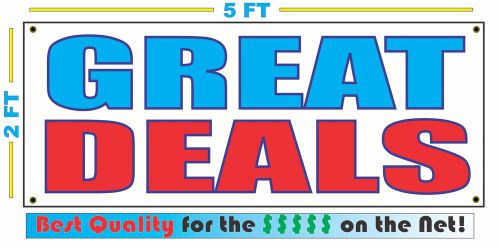 GREAT DEALS Banner Sign NEW Larger Size Best Quality for The $$$ Car &amp; Truck Lot