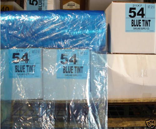 Dry Cleaning Poly Garment Bags 54&#034; BLUE- 350 bags/roll