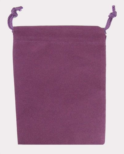 50 PURPLE VELVET POUCH 4&#034; x 5 1/2&#034; Gift Bag, rings, coins, medals, valuables