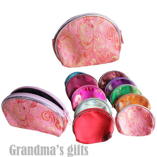 10pcs 3.5x3&#034; Colorful Brocade Pouch Purses Jewelry Coins Gift Bag