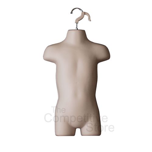 Toddler hanging mannequin form - display 18 months to 4t kids clothing - flesh for sale
