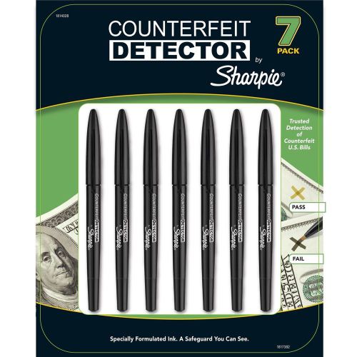 New ! 7PK Sharpie Counterfeit Detector Pens