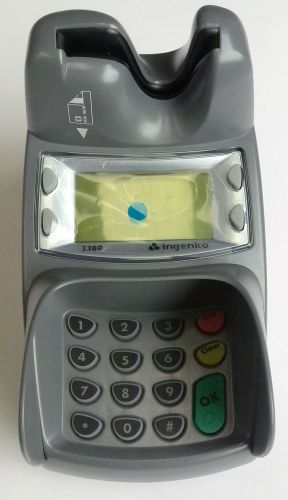 Ingenico 3380 credit card machine pos retail pin pad terminal chip pin excl: psu for sale