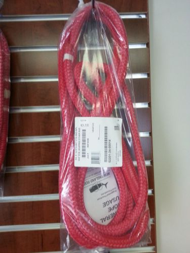 New England Rope STA-SET Red 3/4&#034; X 14&#039; Spliced Sling w/4&#034; Eye Loop, Whipped End
