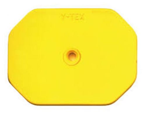 YTEX 2 Piece Ear Tag System Swine Yellow Blank All American Identifiaction