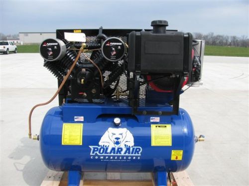 Polar Air! Eaton Compressor18 HP 43CFM 60 Gallon Gas Drive Air Compressor