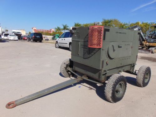 *DAVEY* U.S. AIR FORCE MILITARY PORTABLE SELF CONTAINED AIR COMPRESSOR TRAILER