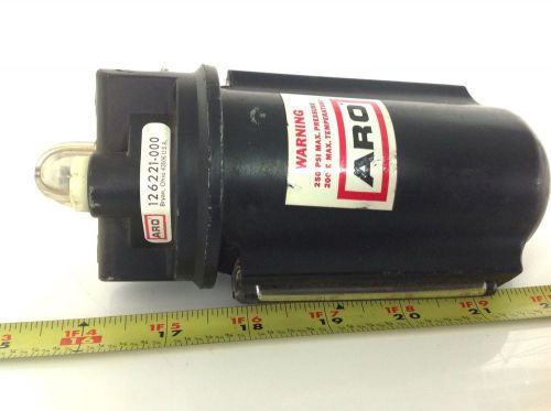 Aro 250psi pneumatic lubricator 126221-000 for sale