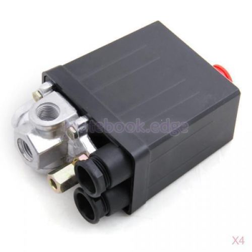 4x black 90-120 psi 240v 16a air compressor pressure on/off switch control valve for sale