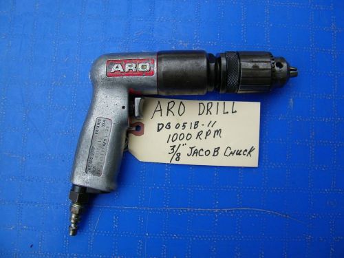 ARO-PNEUMATIC DRILL -  DG051B-11, 1000 RPM- 3/8&#039;&#034; JACOBS CHUCK.