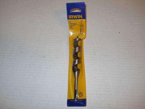 Irwin 1&#034; Auger Bit #49916 Clean Cutting for Wood New in Package