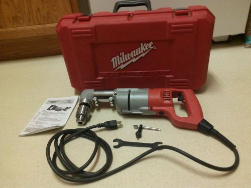 Milwaukee 1107-1 1/2&#034; Right Angle Drill W/ Case &amp; Accesories