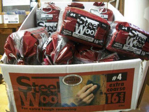 Steel Wool - Ext, Ext Coarse #4-240 Pads in One Case