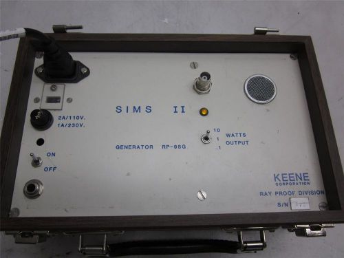 Keene Corporation Ray Proof Division SIMS II Generator RP-98G