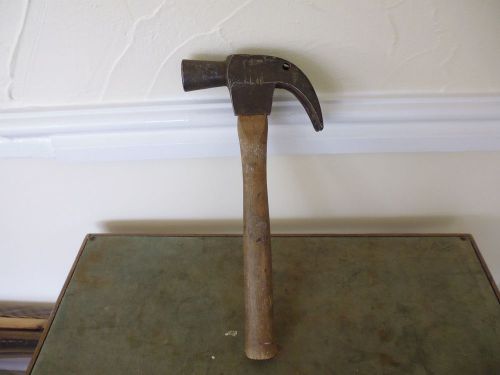 VINTAGE 1lb 12oz ENGINEERS CLAW HAMMER 12&#034; STALE EXTRA CLAW FACILITY IN HEAD