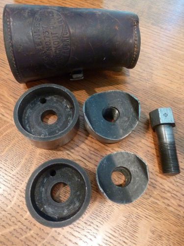 Greenlee knockout punch set no. 737  1 1/2&#034; &amp; 2&#034; for sale