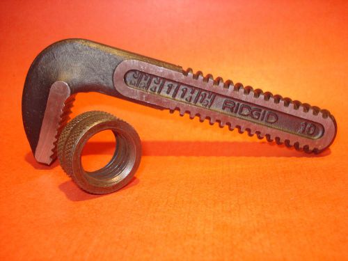 New ridgid 31605 hook jaw &amp; 31615 jaw nut for 10&#034; pipe wrench w/free shipping! for sale