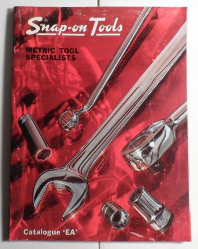 1976 Snap-On Tool Catalog EA Metric Tool Specialists