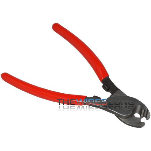 490141 Red Professional Heavy Duty Coaxial 6&#034; inch Cable Wire Cutter HY-3306