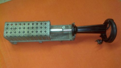 Vintage vanatta 225 watt soldering iron-kwikheat &amp;steel spring clamp cage/holder for sale