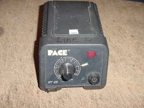 Used pace st 25 soldering power on tested only, 450 celcius/850 farenheit. for sale