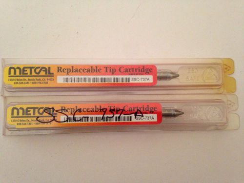 2 x METCAL SSC 700 Series 30 deg Chisel Tip Solder Cartridge SSC-737A , 1.78mm