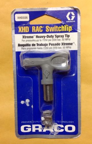 Graco xhd325 rac switchtip xtreme heavy duty spray tip for sale