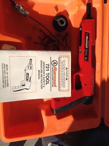 Itw ramset 721 0.22 caliber single shot powder actuated tool used for sale