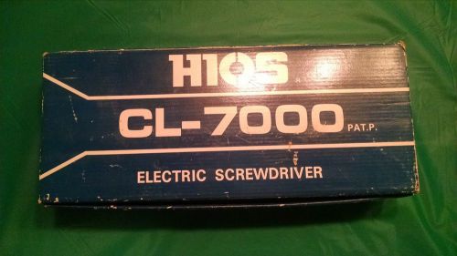 Hios CL-6000 Electric Screwdriver NIB