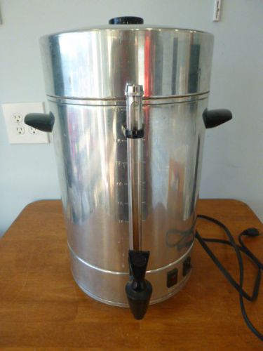 REGAL AUTOMATIC COFFEE PERCOLATOR URN 12 TO 101 CUP CAPACITY #K7001NF