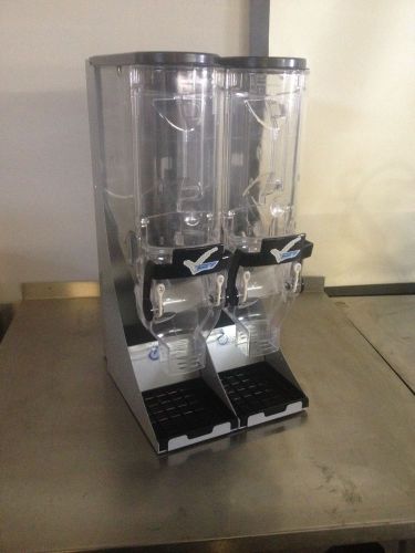 2 Trade Fixtures Radius Gravity Bin Candy Food Cereal Coffee Bean Dispenser Bins