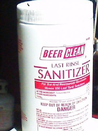 beer clean glass sanitizer