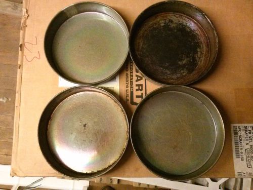 BAKERY CAKE PANS 8&#034; Commercial quality steel in excellent condition