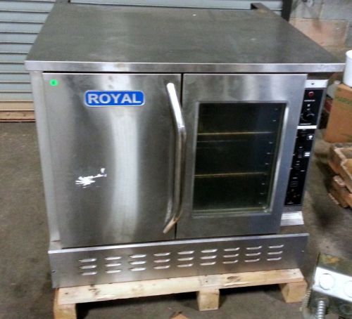 Royal range rcos-1 single gas convection bakery oven for sale