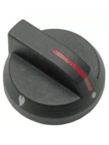 Black burner valve knob w/ red line magikitch&#039;n rp0146 for sale