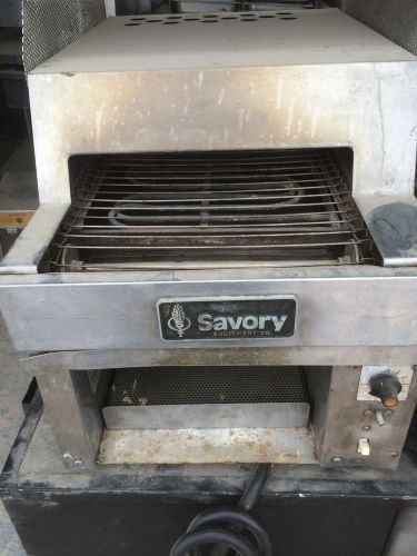 SAVORY TOASTER COMMERCIAL OVEN 220 VOL  H-20 1/2 X 15 W X 23 1/2  X D