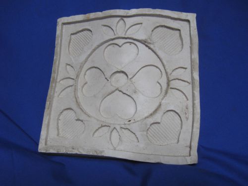Folk Art Rubber As Is Mold #23 Hearts Needs Clean Chefs Cooking Professional