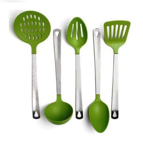 Prime pacific cook&#039;s corner 5 piece kitchen utensil set green for sale