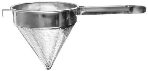 NEW Adcraft CAP-10F 10&#034; Fine Mesh  Stainless Steel China Cap Strainer