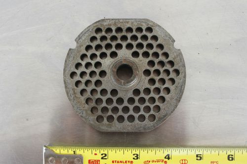 Vintage hook-eye meat grinder plate for sale