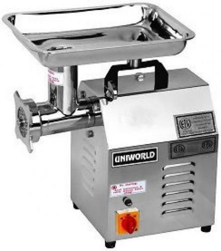 Uniworld tc-12e commercial electric meat grinder 1 hp 250lbs/hr for sale