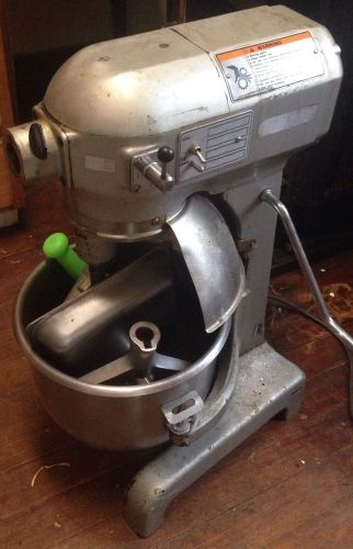 Hobart a-120-t 12qt variable speed dough mixer w/ 3 attachments for sale