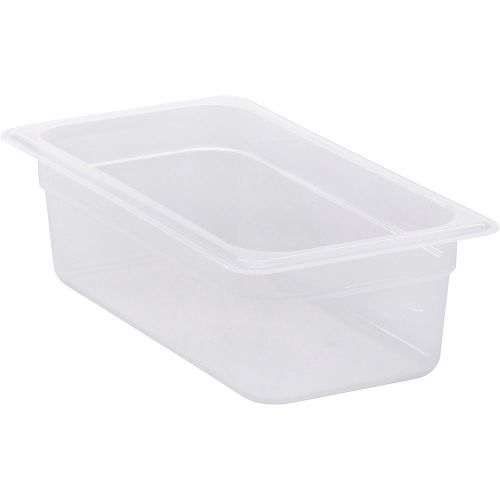 Cambro 1/3 gn food pan, 4&#034; deep, 6pk translucent 34pp-190 for sale