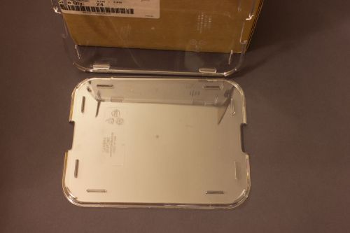 NEW!! CLEAR CAMBRO 853FCWC135 CAMWEAR INSERT TRAY LID 24/CASE