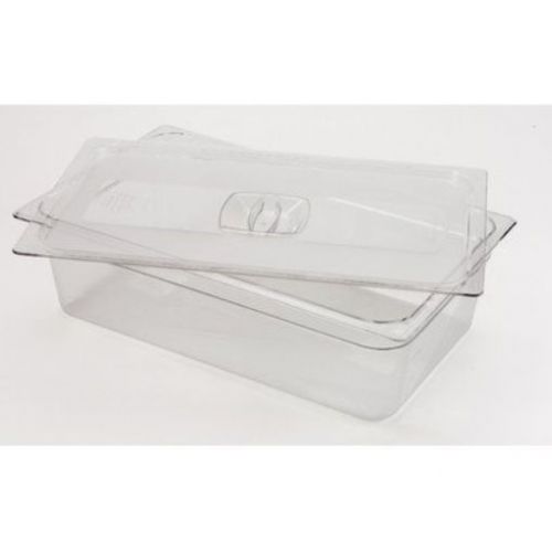 Rubbermaid commercial products fg132p00clr full size 20-5/8-quart cold food pan for sale