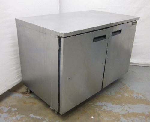 Delfield uc4048 stainless under counter refrigerator cooler 2-door abs for sale