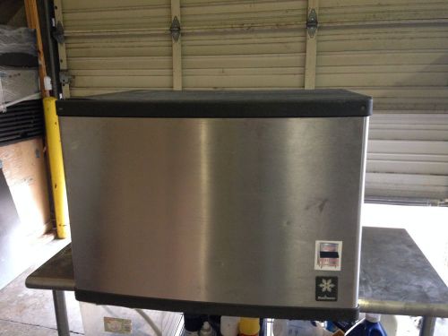 Very clean used manitowoc 450  lbs cube ice (qy0454a) 30&#034; head unit 115v for sale